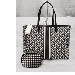 #SOLD#Tory burch T ZAG tote Gemini Link bag